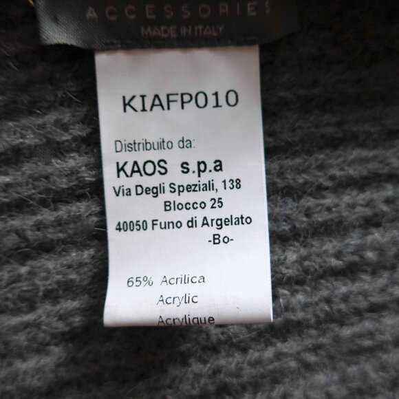 NWT Kaos Women’s OS Wool Mix Beanie Hat with Metallic Effect - Picture 10 of 12